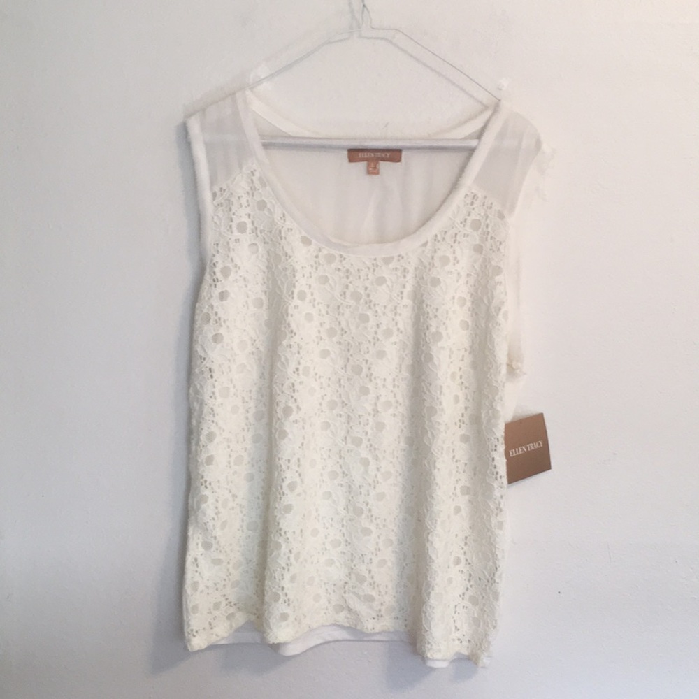 Ellen Tracy Ladies top NWT, L